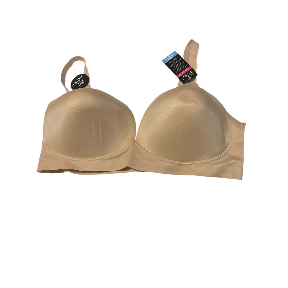 Bali Comfort Revolution Wireless Bra Tan Nude 3XL DF3460‎ Cool Comfort New